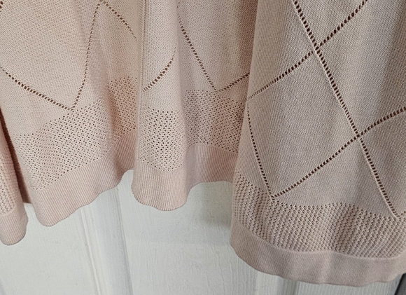 Anne Klein. Women's Open Front Cardigan. Light Pale Pink. Size 2X. NWT. - Picture 5 of 9